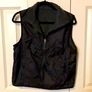 Fleece lined, reversible vest